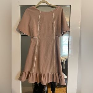 Moon River dress with scallop hem and tie back size small